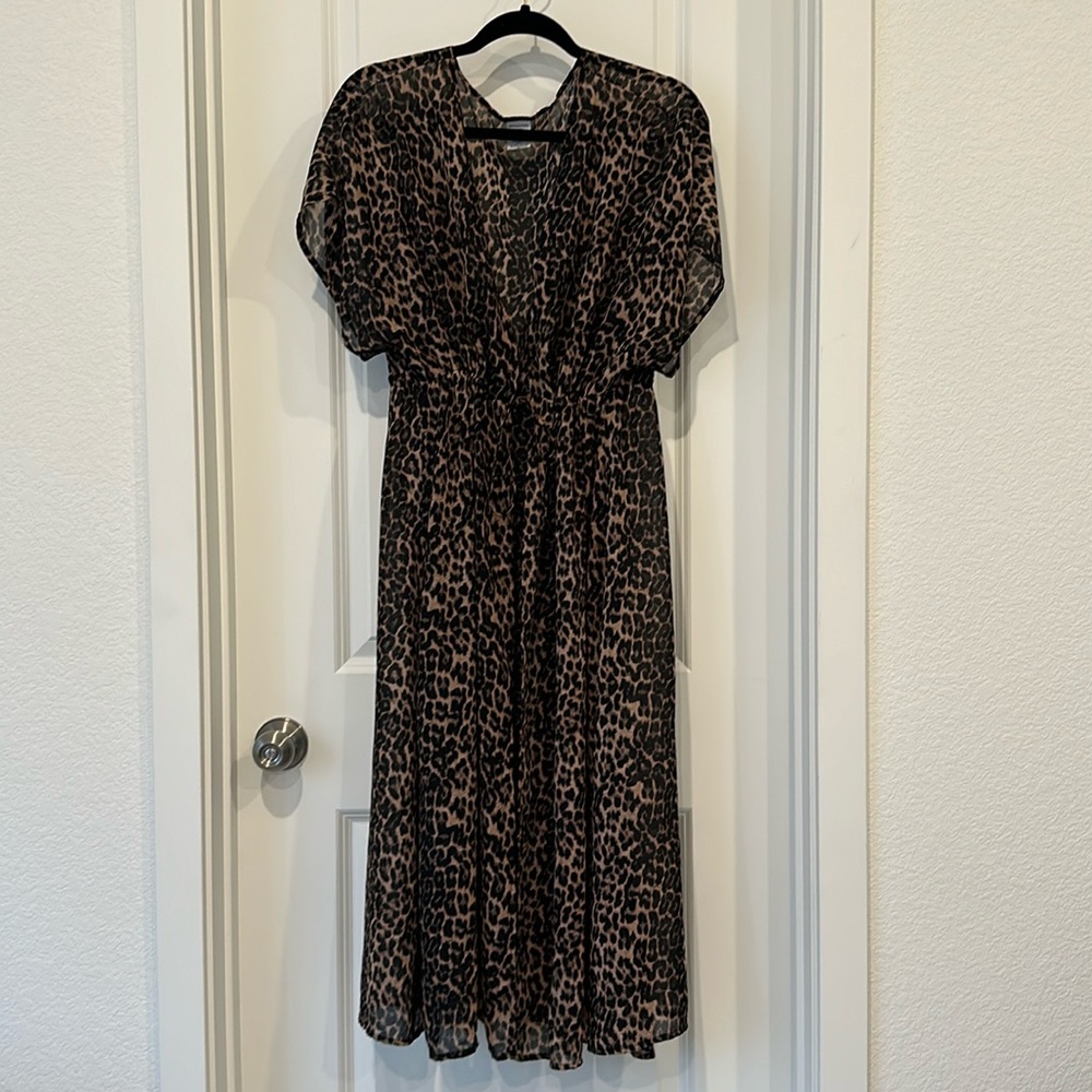 Ladies cheetah cover up